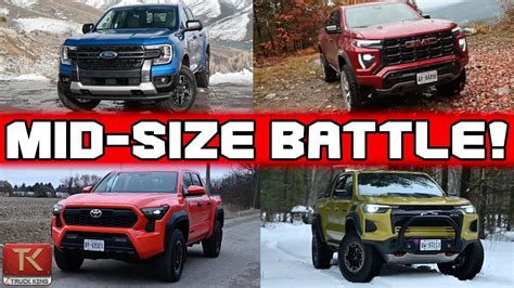 Toyota Tacoma Vs Ford Ranger Vs Chevy Colorado Vs Gmc Canyon We