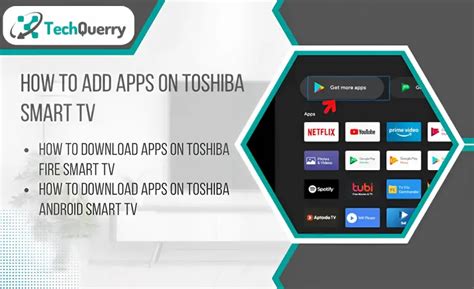 How To Add Apps On Toshiba Smart TV TechQuerry