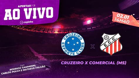 CRUZEIRO X COMERCIAL MS AO VIVO COPA SÃO PAULO DE FUTEBOL JÚNIOR