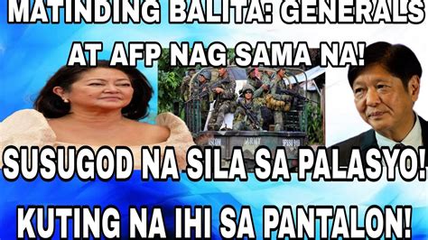 MATINDING BALITA GENERALS AT AFP NAG SAMA NA SUSUGOD NA SILA SA