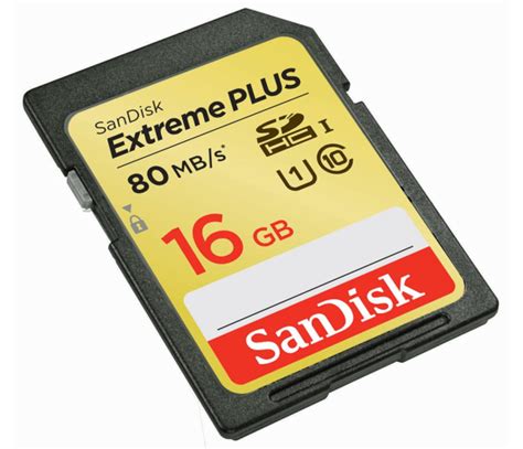 Sandisk 16gb Sdhc Extreme Plus 80mbs Uhs I Karty Pamięci Sd Sklep