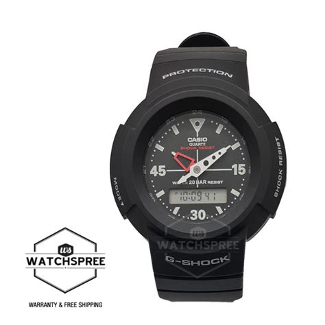 Watchspree Casio G Shock Analog Digital Classic Aw Series Black