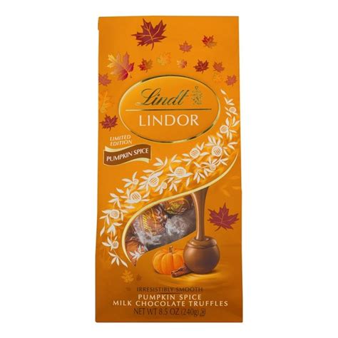 Lindt Lindor Milk Chocolate Truffles Pumpkin Spice Oz Delivery Or