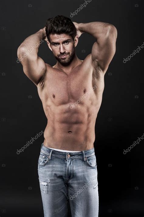 Sexy Man Without Shirt Stock Photo Gpointstudio 58771371