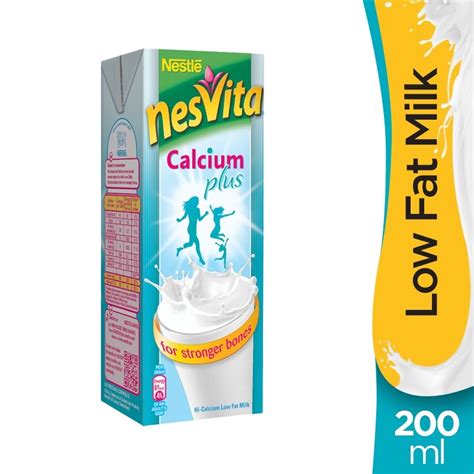 Nestle Nesvita Calcium Low Fat Milk 200ml