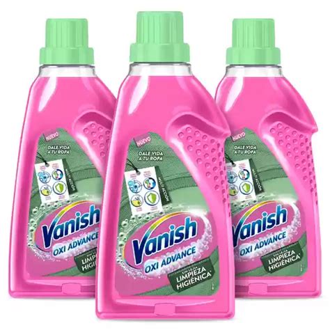 Pack 3x750ml Vanish Oxi Advance Higiene Quitamanchas Multibeneficio