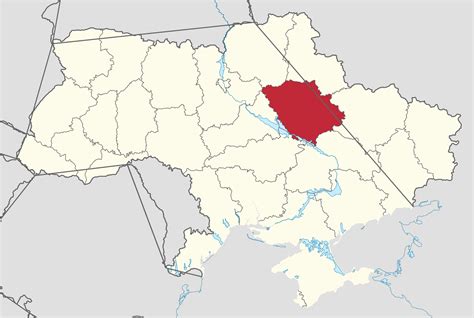 Map of Poltava, Ukraine - Thong Thai Real