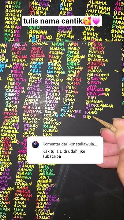 tulis nama cantik kamu beranda funny comedy lucu gussy