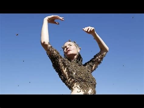 Video Naked Woman Dances While Covered In 12 000 Honey Bees Daily Record