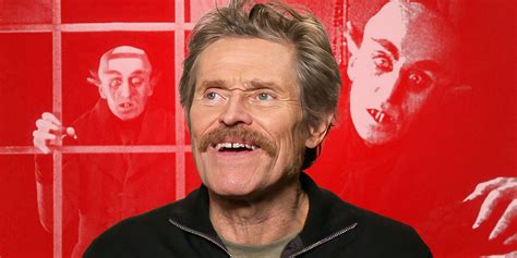 Willem Dafoe talks about Robert Eggers' 'Nosferatu' and his mustache ...