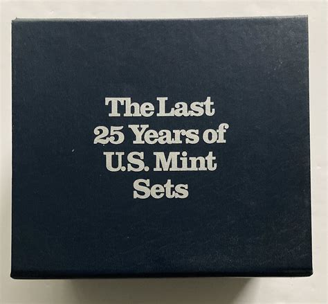 25 Years Of US Uncirculated Mint Sets 1962 1987 Official US Coin Mint