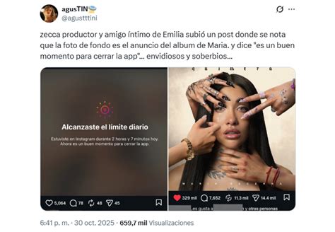 ¿Enfrentadas? El polémico gesto de un amigo íntimo de Emilia Mernes