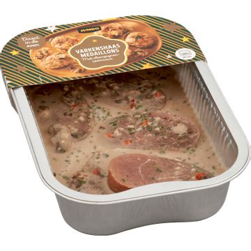 Jumbo Varkenshaas Medaillons Met Champignonroomsaus 450g Bestellen Jumbo