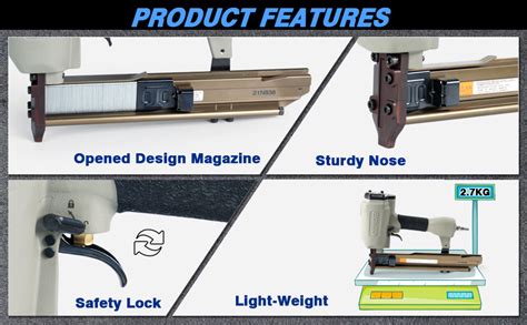 Woodpecker Pneumatic Sheathing Stapler With Safety 16