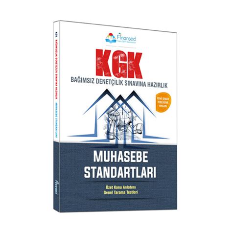 Finansed Yayınları KGK Muhasebe Standartları Hazırlık Kitabı Komisyon