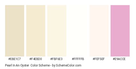 Pearl In An Oyster Color Scheme » Pink » SchemeColor.com