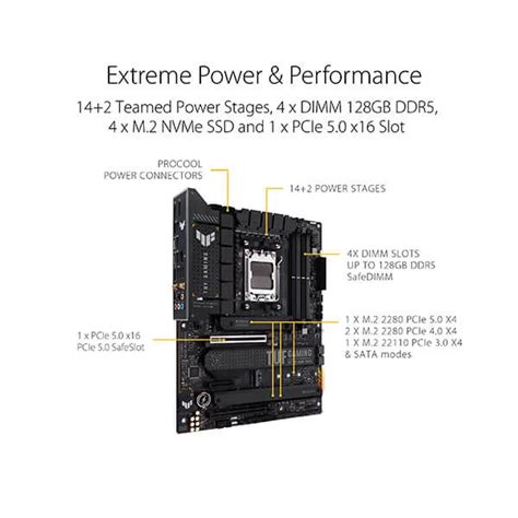 Asus Tuf Gaming X E Plus Wifi Am Atx Motherboard Pc Studio