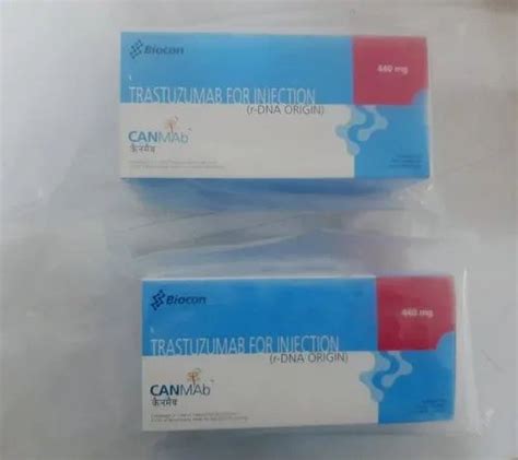 Canmab Biocon Mg Trastuzumab For Injection Packaging Vial Box At