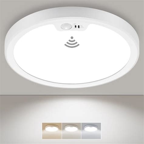 Lineway Motion Sensor Ceiling Light Wired W Lm Color In