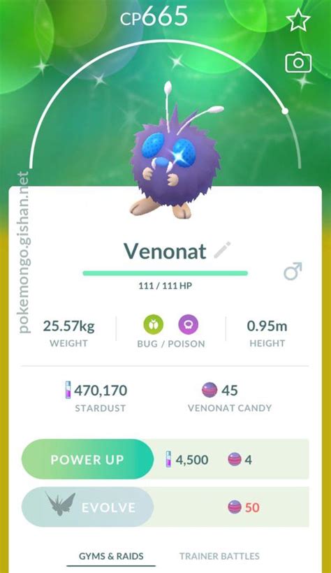 Venonat - Pokemon Go