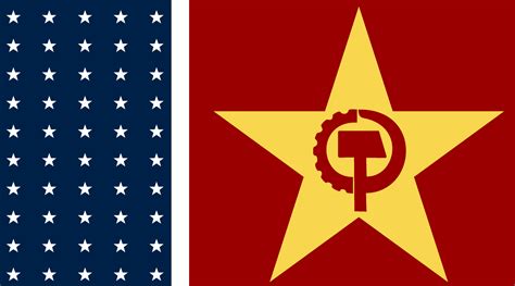 I've seen many Communist USA flags, so I combined all the elements that ...