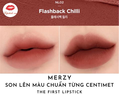 Review Son Merzy NL FlashBack Chilli Màu Đỏ Ớt Hot Nhất
