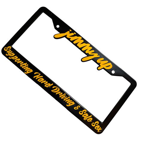 License Plate Frames Ver 5 Limit 250 Jimmy Up