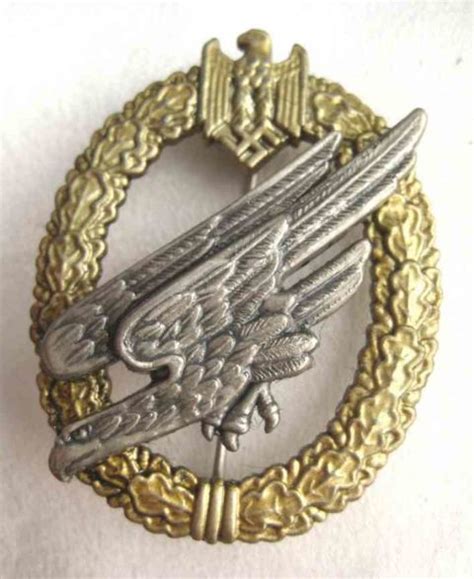 Heer Paratroopers Badge - Militaria Net ww2 german combat badge