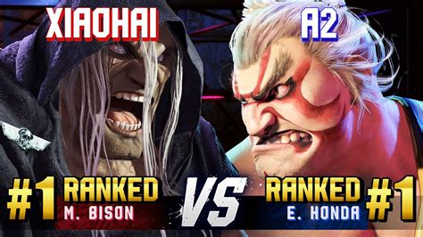 SF6 XIAOHAI 1 Ranked M Bison vs 大地の民A2 1 Ranked E Honda High