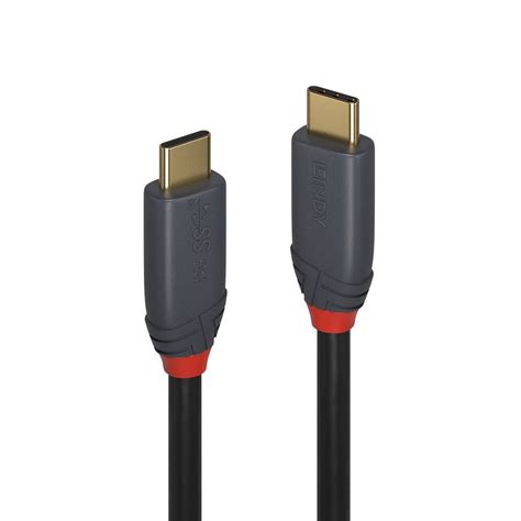 1m Usb 32 Type C To C Cable 20gbps 5a Pd Anthra Line Cables