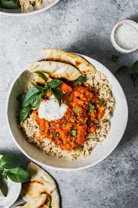 Slow Cooker Sweet Potato And Lentil Tikka Masala Vegan Dishing Out