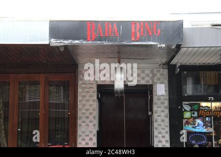 Bada Bing nightclub on Darlinghurst Road in Sydney’s Kings Cross Stock ...