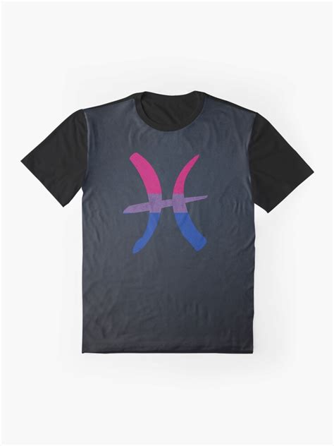 Bisexual Pride Flag Pisces Zodiac Sign T Shirt By Valador Redbubble