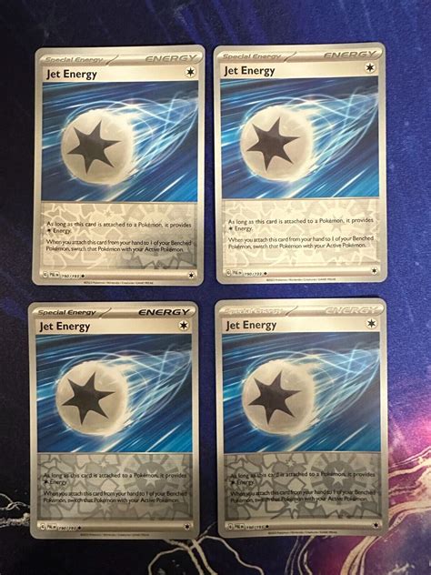 Pokemon Jet Energy 190 193 Paldea Evolved Reverse Holo LP X4 EBay