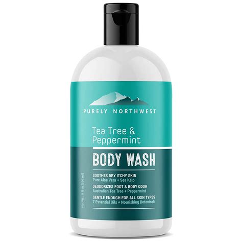 Purely Northwest Deodorizing Antifungal Tea Tree Cream Body Wash