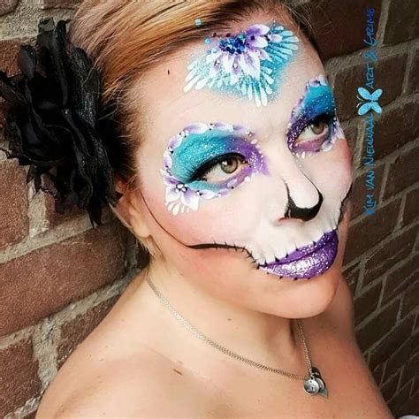 Pin By Lucy Jayne On Face Paint Sugar Skulls Sugar Skull Makeup Face