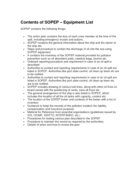 Solution Shipboard Oil Pollution Emergency Plan Studypool