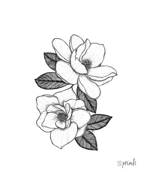 tattoo magnolia flower