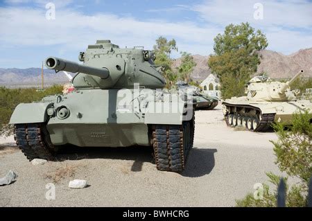 Tanks on display at the General Patton Memorial museum in Indio ...