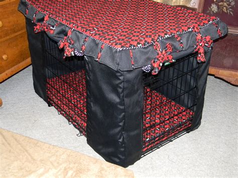 Dog Crate Cushion and Crate Cover set by CreaturesCoversLLC