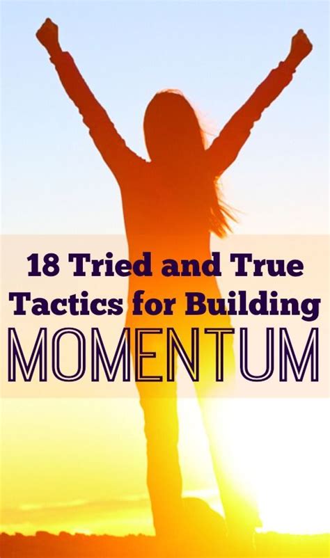 Tried And True Tactics For Building Momentum Health Positive