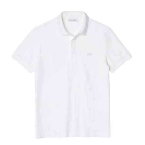 Áo Polo Nam Lacoste Mens Paris Polo Shirt Regular Fit Stretch Cotton