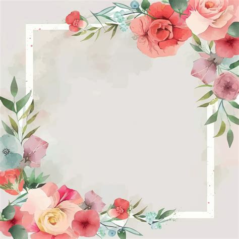 Flowers Frame Background Images Infoupdate Org