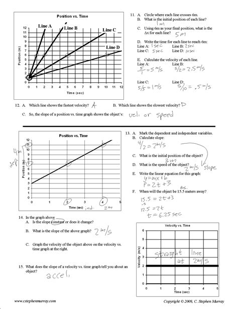 Mr Murray's Physics Homework