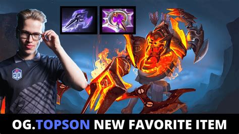 Dota 2 OG TOPSON NEW FAVORITE ITEM TOPSON MID CLINKZ BUILT MAGE