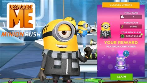 Despicable Me Minion Rush Despicable Mel Claim PLATINUM CONTAINER