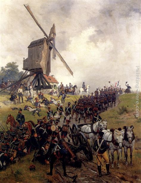 Ernest Crofts The Battle Of Waterloo Painting | Best The Battle Of ...