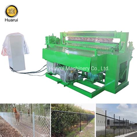 Automatic Double Wire Chain Link Fence Machine China Wire Chain Link