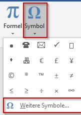 Symbole Und Sonderzeichen In Word Einf Gen Office Lernen