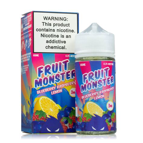 Blueberry Raspberry Lemon By Fruit Monster E Liquid 100ml